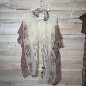 Boutique Dreamcatcher Kimono OS NWT